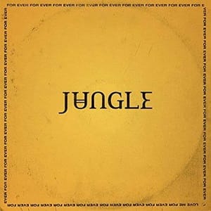 Simple album cover art with 'Jungle' written in the centre against a yellow background
